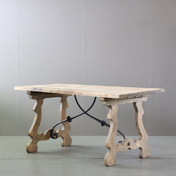 C560 テーブル ウッド×アイアン 輸入家具 高さ76㎝ 幅159㎝ 奥行78㎝