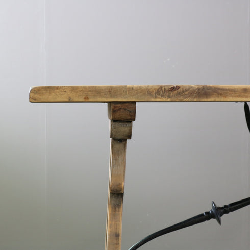 C560 テーブル ウッド×アイアン 輸入家具 高さ76㎝ 幅159㎝ 奥行78㎝