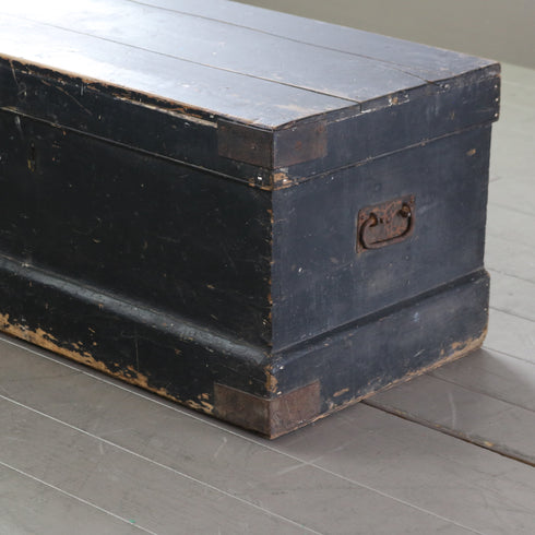 C561 ブランケットボックス 木製 輸入家具 高さ45㎝ 幅99㎝ 奥行48㎝