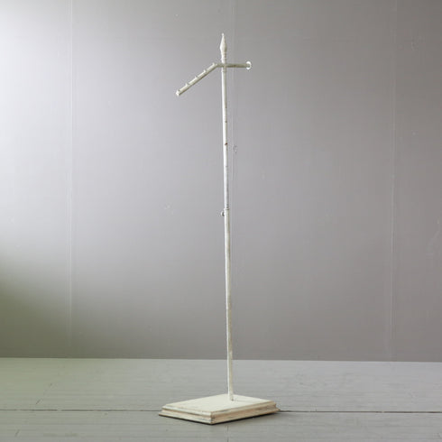 A573 ディスプレイハンガーラック 金属製 伸縮 什器 高さ124㎝ 幅35㎝ 奥行45㎝