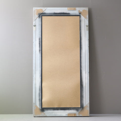 D578 大型ミラー 木製 什器 高さ204㎝ 幅104㎝ 奥行9㎝