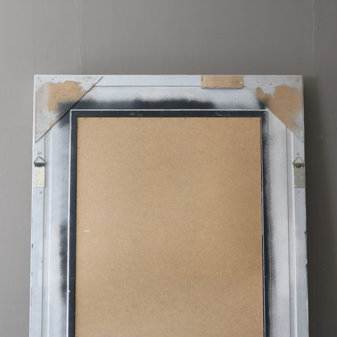 D578 大型ミラー 木製 什器 高さ204㎝ 幅104㎝ 奥行9㎝