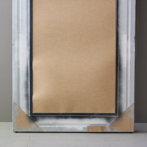 D578 大型ミラー 木製 什器 高さ204㎝ 幅104㎝ 奥行9㎝