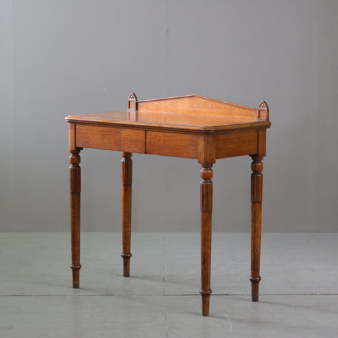 C579 アンティークデスク 輸入家具 木製 高さ94㎝ 幅91㎝ 奥行45㎝