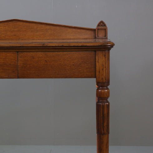 C579 アンティークデスク 輸入家具 木製 高さ94㎝ 幅91㎝ 奥行45㎝