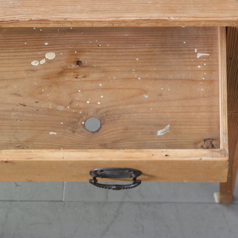 C581 アンティークデスク 木製 輸入家具 高さ77㎝ 幅80㎝ 奥行43㎝