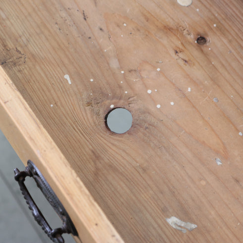 C581 アンティークデスク 木製 輸入家具 高さ77㎝ 幅80㎝ 奥行43㎝