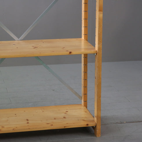 C582 4段ユニットシェルフ 木製 什器 高さ153㎝ 幅93㎝ 奥行40㎝