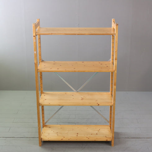 C582 4段ユニットシェルフ 木製 什器 高さ153㎝ 幅93㎝ 奥行40㎝