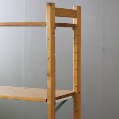 C582 4段ユニットシェルフ 木製 什器 高さ153㎝ 幅93㎝ 奥行40㎝