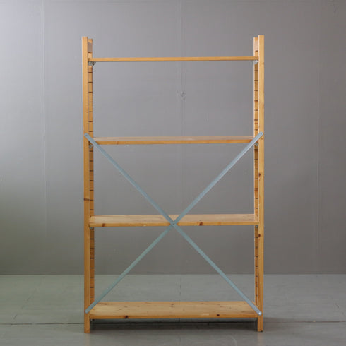 C582 4段ユニットシェルフ 木製 什器 高さ153㎝ 幅93㎝ 奥行40㎝