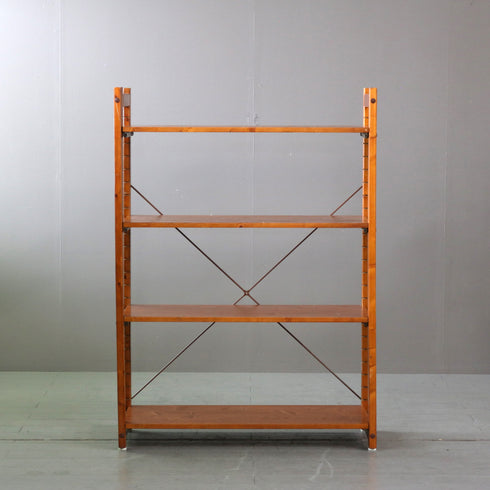 C318 4段ユニットシェルフ 木製 什器 高さ134㎝ 幅96㎝ 奥行42㎝