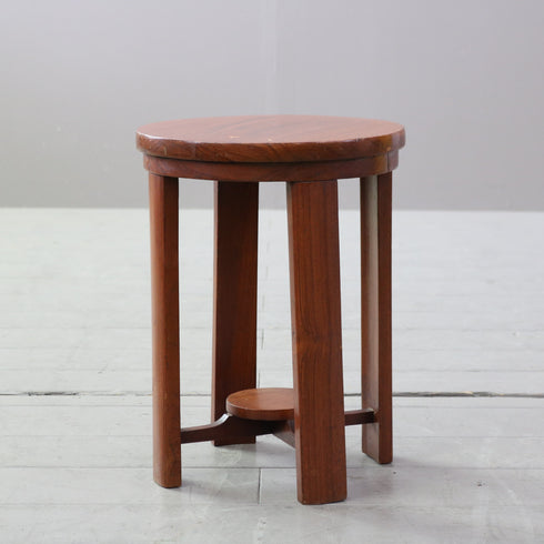 C585 スツール 木製 輸入家具 高さ38㎝ 幅29㎝ 奥行29㎝