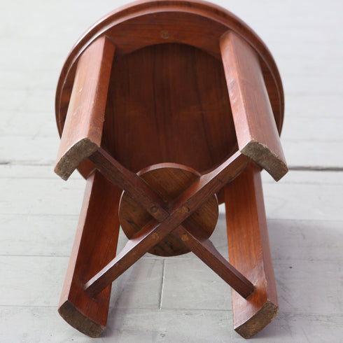 C585 スツール 木製 輸入家具 高さ38㎝ 幅29㎝ 奥行29㎝