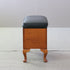 C586 ストレージスツール レザー×ウッド 輸入家具 高さ46㎝ 幅47㎝ 奥行27㎝