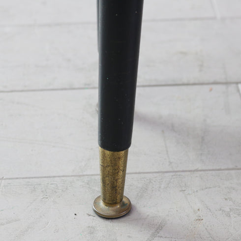 C587 レザースツール ウッド×レザー 輸入家具 高さ34㎝ 幅37㎝ 奥行30㎝