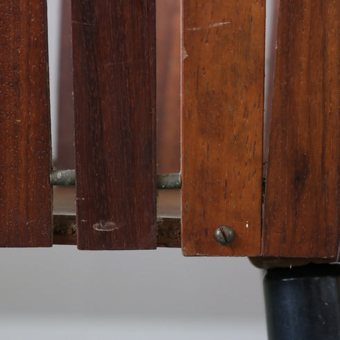 C599 プラントスタンド ウッド×アイアン 輸入家具 高さ55㎝ 幅67㎝ 奥行23㎝