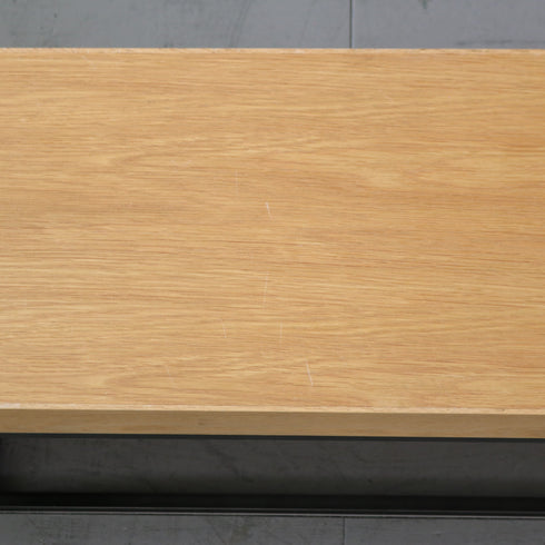 C333 ロングベンチ ウッド×アイアン 什器 高さ30㎝ 幅237㎝ 奥行き30㎝