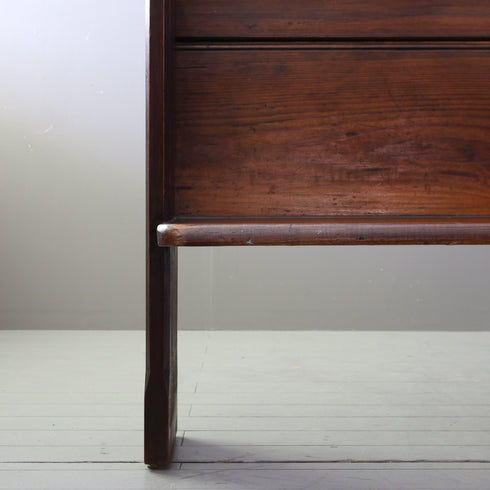 C604 チャーチベンチ 木製 輸入家具 高さ108㎝ 幅190㎝ 奥行き52㎝