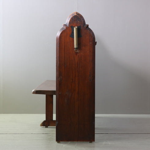 C604 チャーチベンチ 木製 輸入家具 高さ108㎝ 幅190㎝ 奥行き52㎝