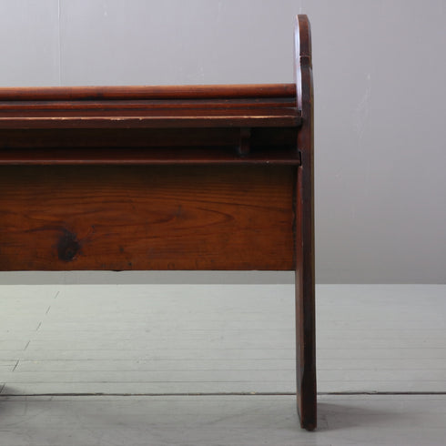 C604 チャーチベンチ 木製 輸入家具 高さ108㎝ 幅190㎝ 奥行き52㎝