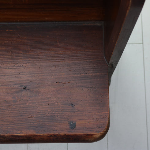 C604 チャーチベンチ 木製 輸入家具 高さ108㎝ 幅190㎝ 奥行き52㎝