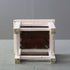 C606 白スツール 展示台 木製 輸入家具 高さ37㎝ 幅40㎝ 奥行き35㎝