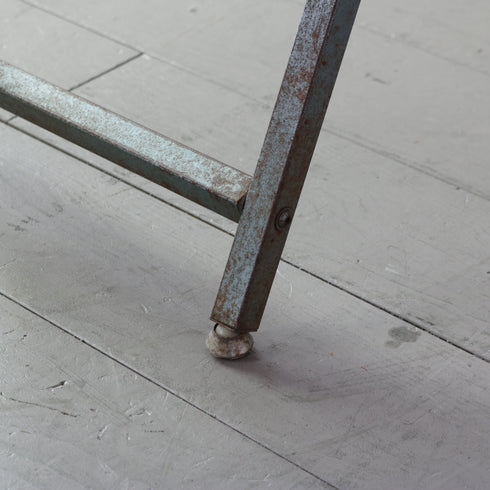 C610 アンティーク折り畳みテーブル ウッド×アイアン 輸入家具 高さ70㎝ 幅180㎝ 奥行き68㎝