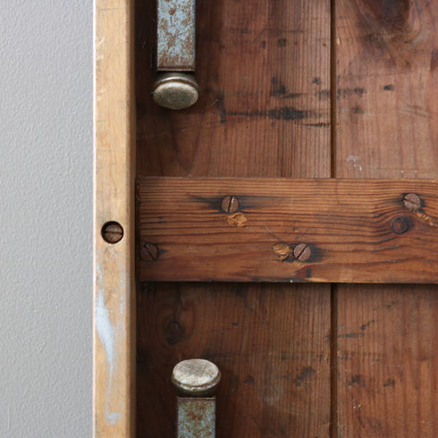 C610 アンティーク折り畳みテーブル ウッド×アイアン 輸入家具 高さ70㎝ 幅180㎝ 奥行き68㎝