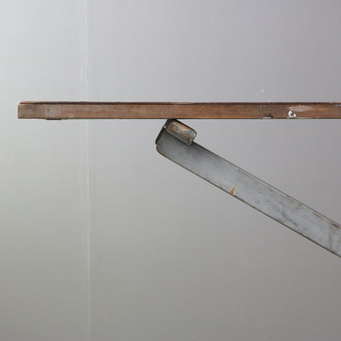 C612 アンティーク組み立て式折り畳みテーブル 木製 輸入家具 高さ83㎝ 幅182㎝ 奥行き53㎝