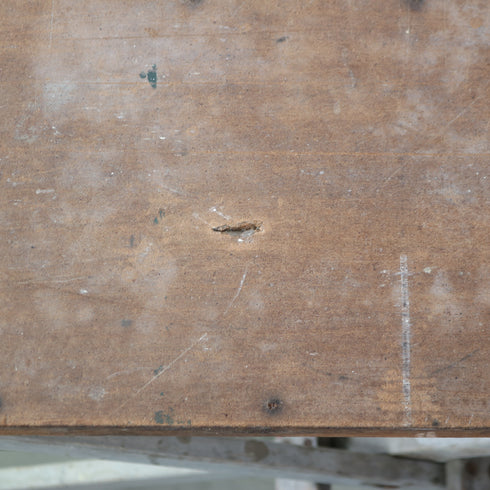 C612 アンティーク組み立て式折り畳みテーブル 木製 輸入家具 高さ83㎝ 幅182㎝ 奥行き53㎝