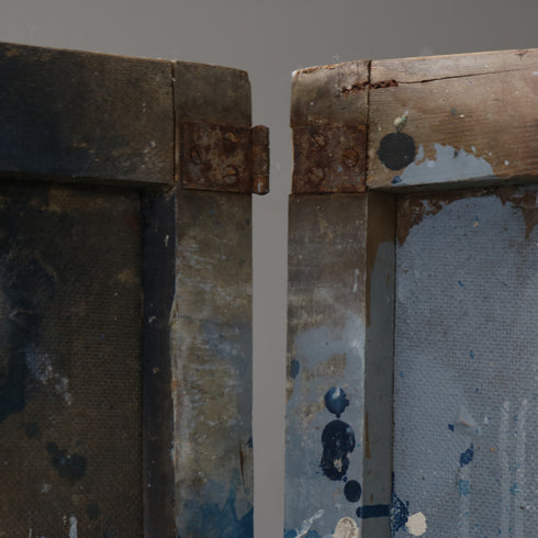 C612 アンティーク組み立て式折り畳みテーブル 木製 輸入家具 高さ83㎝ 幅182㎝ 奥行き53㎝