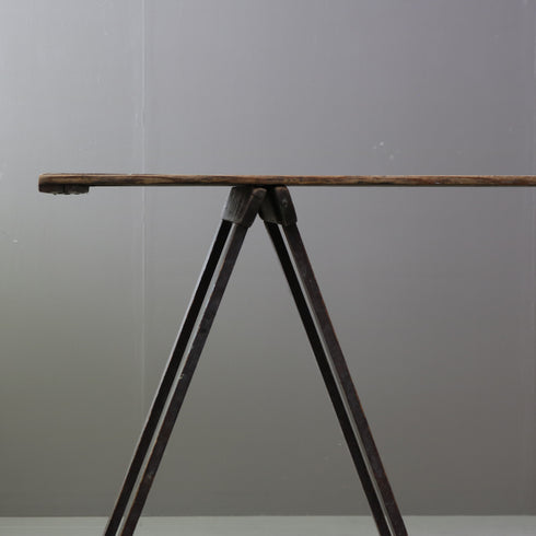 C613 アンティーク組み立て式テーブル 木製 輸入家具 高さ79㎝ 幅183㎝ 奥行き55㎝