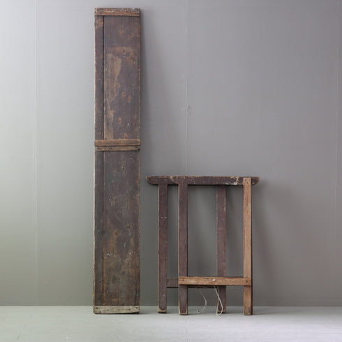 C613 アンティーク組み立て式テーブル 木製 輸入家具 高さ79㎝ 幅183㎝ 奥行き55㎝