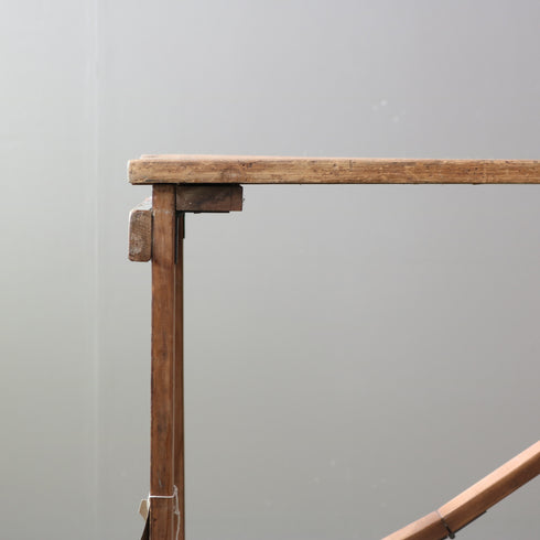 C614 アンティーク折り畳みテーブル 木製 輸入家具 高さ76㎝ 幅137㎝ 奥行き65㎝