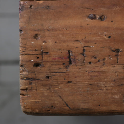 C614 アンティーク折り畳みテーブル 木製 輸入家具 高さ76㎝ 幅137㎝ 奥行き65㎝