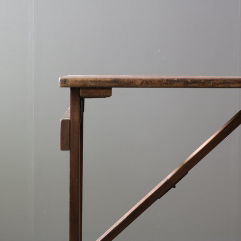 C170 アンティーク折り畳みテーブル 木製 輸入家具 高さ76㎝ 幅136㎝ 奥行き68㎝