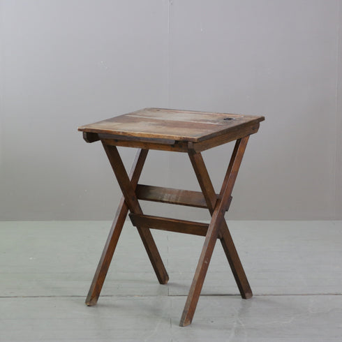 C615 アンティークスクールデスク 木製 輸入家具 高さ75㎝ 幅60㎝ 奥行き45㎝