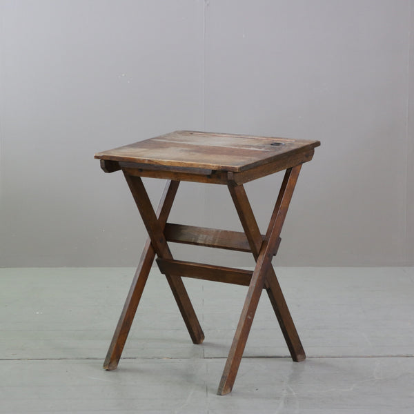 C615 アンティークスクールデスク 木製 輸入家具 高さ75㎝ 幅60㎝ 奥行き45㎝