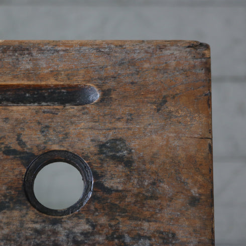 C615 アンティークスクールデスク 木製 輸入家具 高さ75㎝ 幅60㎝ 奥行き45㎝