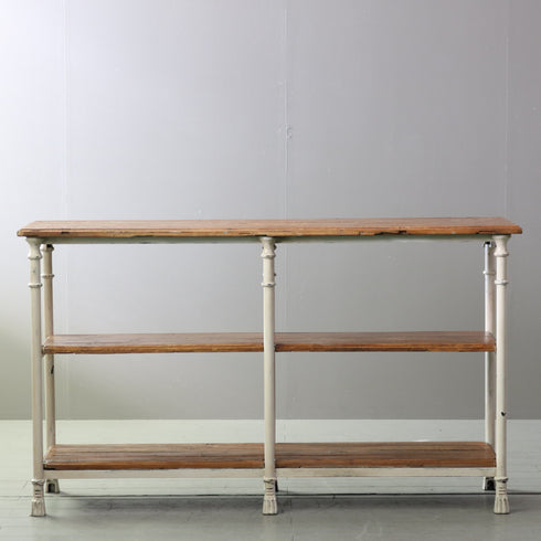 C617 シェルフ ウッド×アイアン 什器 高さ93㎝ 幅160㎝ 奥行き44㎝