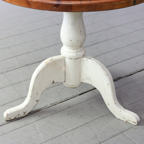 C618 ダイニング丸テーブル 木製 什器 高さ69㎝ 幅74㎝ 奥行き74㎝