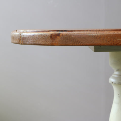 C618 ダイニング丸テーブル 木製 什器 高さ69㎝ 幅74㎝ 奥行き74㎝