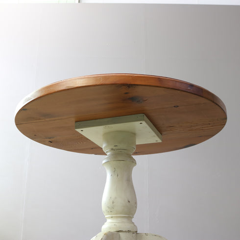 C618 ダイニング丸テーブル 木製 什器 高さ69㎝ 幅74㎝ 奥行き74㎝