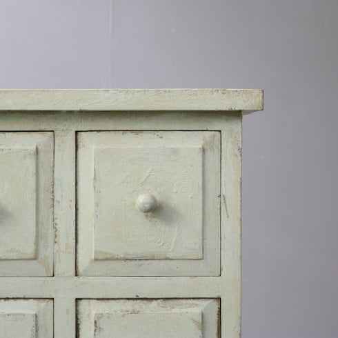 C619 ドロワーチェスト 白 木製 什器 高さ80㎝ 幅70㎝ 奥行き40㎝