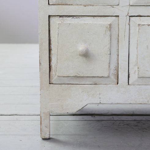 C619 ドロワーチェスト 白 木製 什器 高さ80㎝ 幅70㎝ 奥行き40㎝