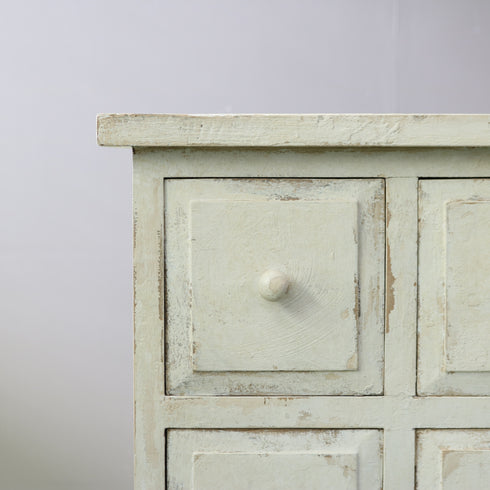 C619 ドロワーチェスト 白 木製 什器 高さ80㎝ 幅70㎝ 奥行き40㎝