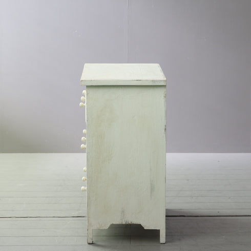 C619 ドロワーチェスト 白 木製 什器 高さ80㎝ 幅70㎝ 奥行き40㎝