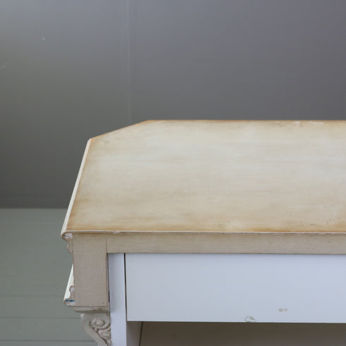 C620 レジカウンター 白 木製 什器 高さ110㎝ 幅160㎝ 奥行き60㎝