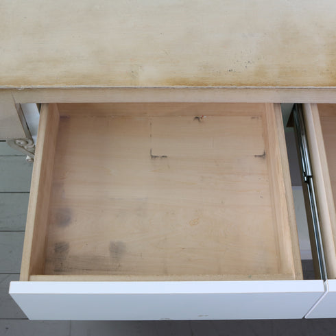 C620 レジカウンター 白 木製 什器 高さ110㎝ 幅160㎝ 奥行き60㎝